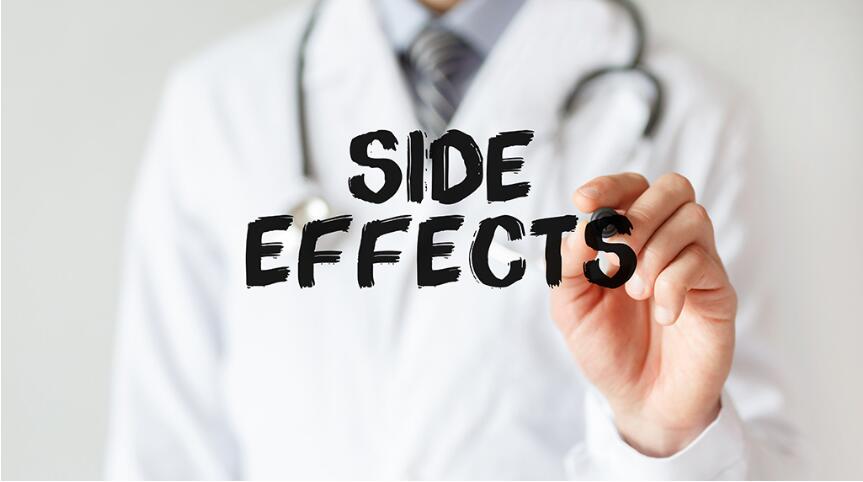 What side effects should be noted before using RU58841?